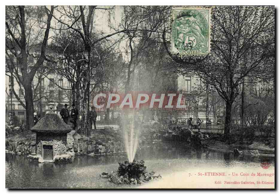 CPA St Etienne Un Coin de Marengo
