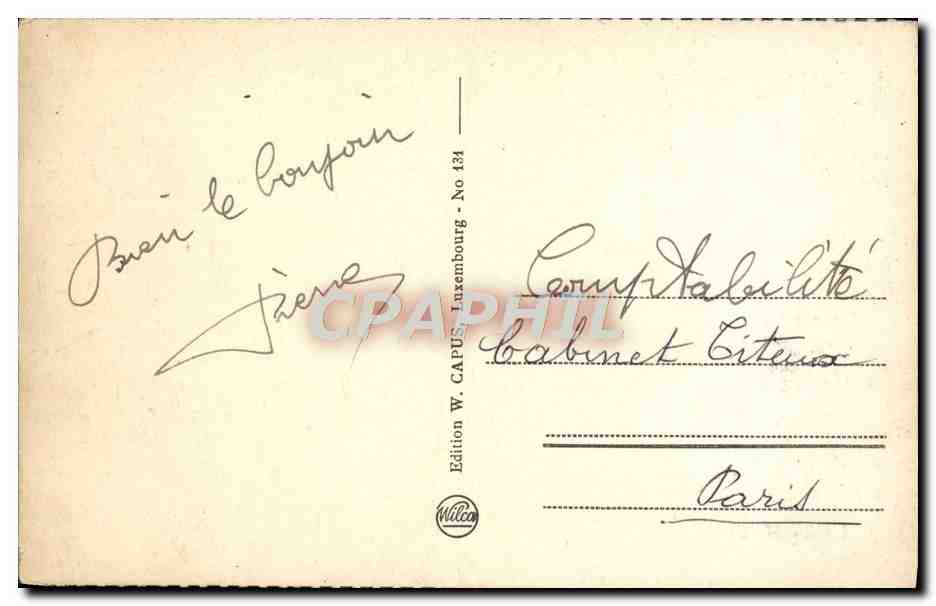 CPA Luxembourg — Verso