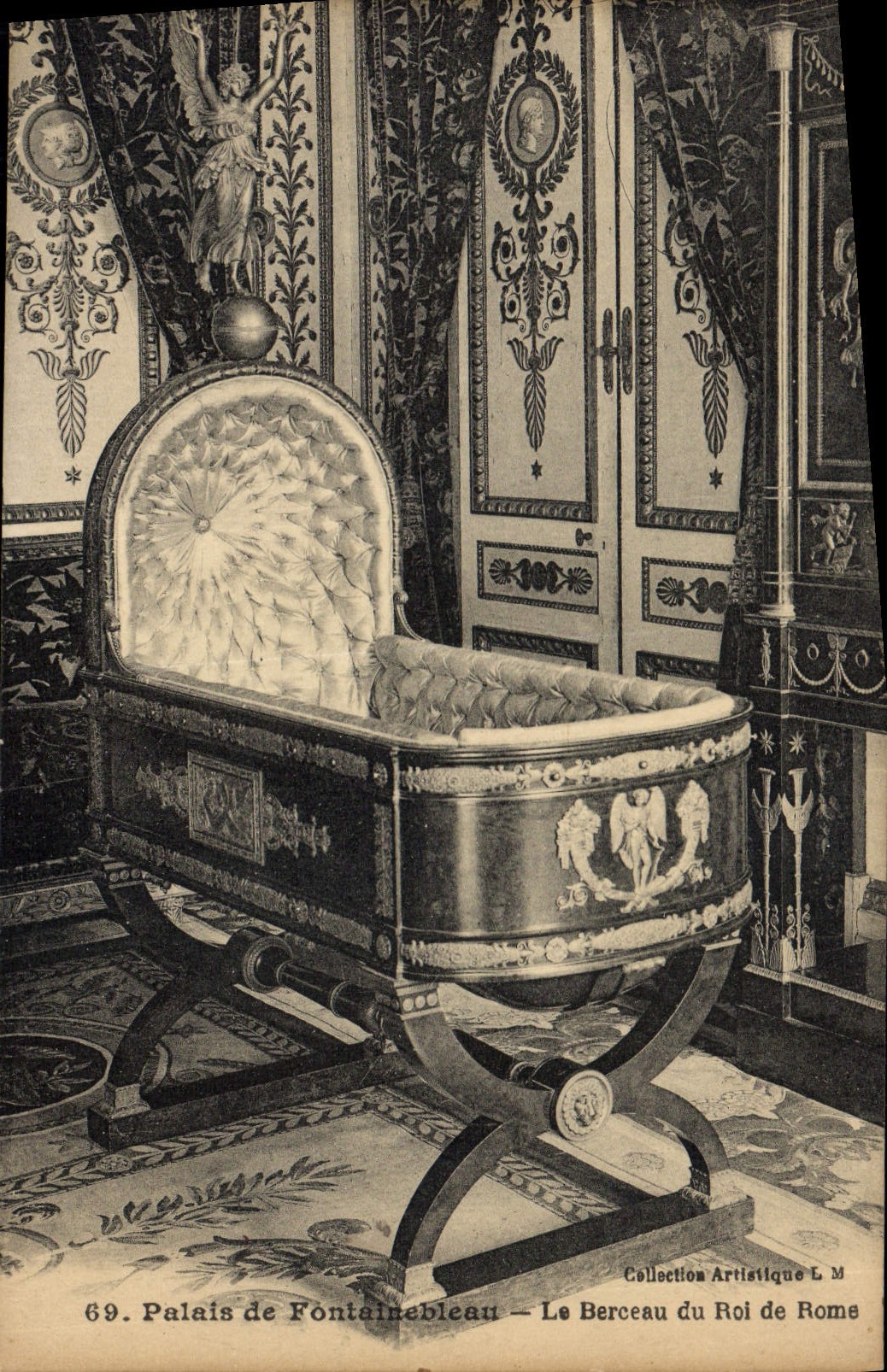 Palacio de Fontainebleau — El Cuna del Rey de Roma — Colección Artística L.M. n°69