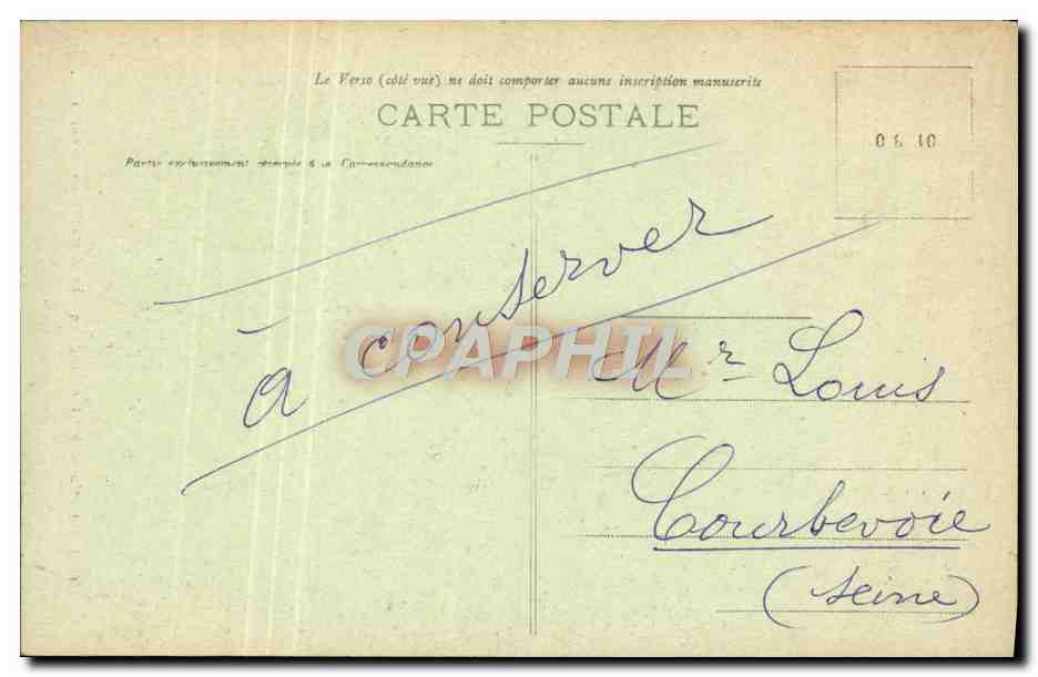 CPA Chatillon Sur Seine Abside de L'Eglise St Vorles — Back