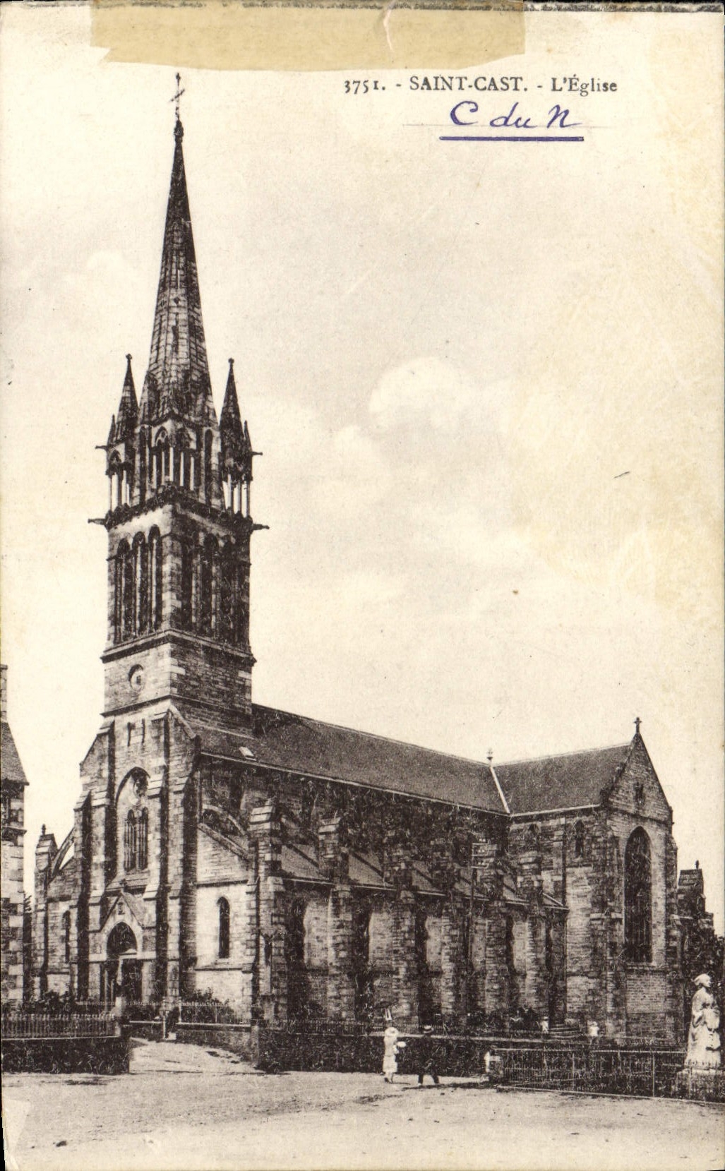 Saint-Cast - L'Église — éditeur C du N, n° de série 3751