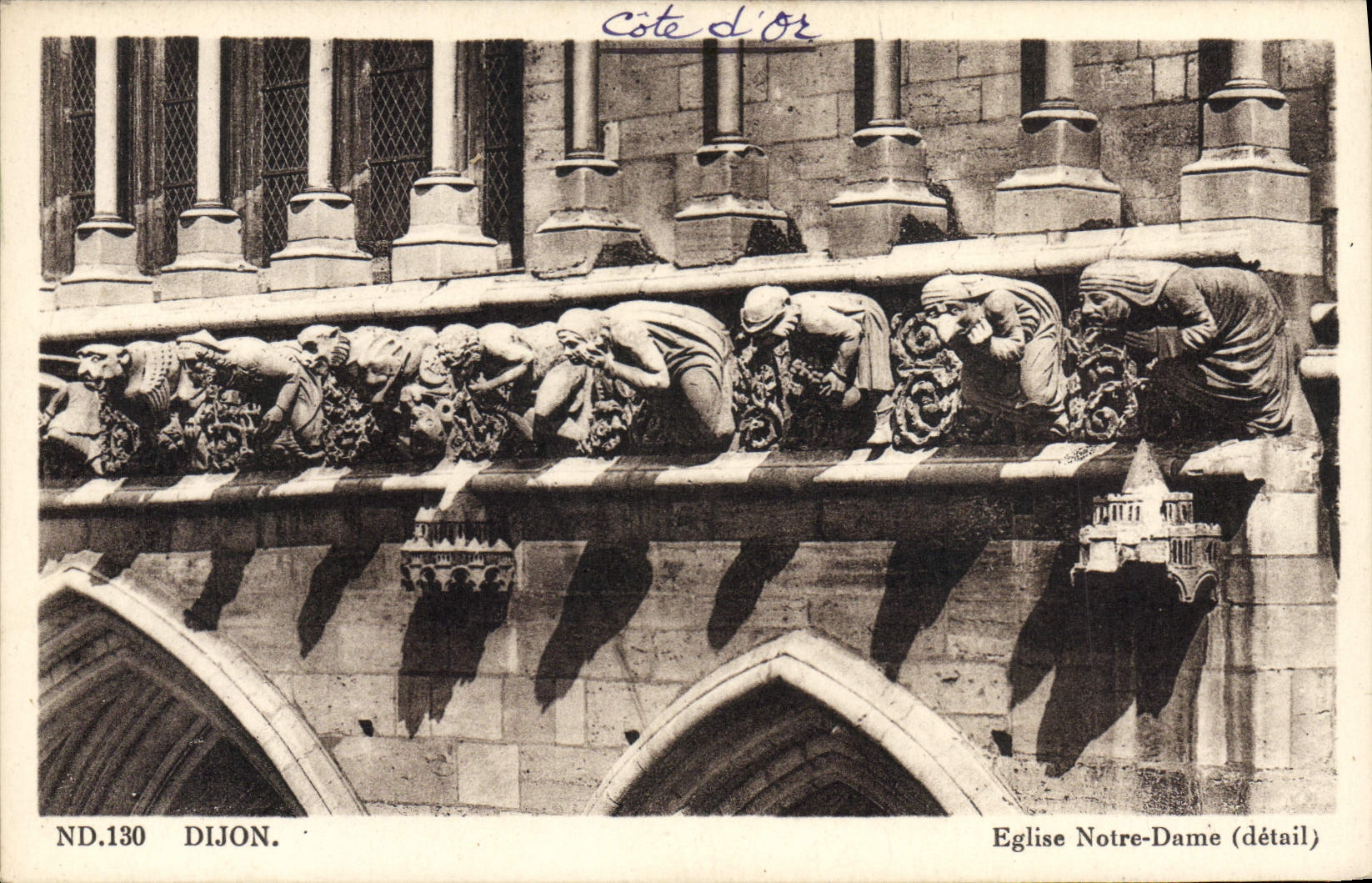 Dijon — Église Notre-Dame (détail) — Côte d'Or — ND.130