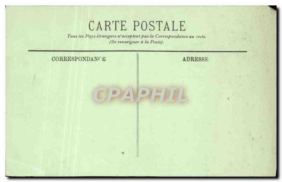CPA Rouen Le Palais de Justice — Rückseite