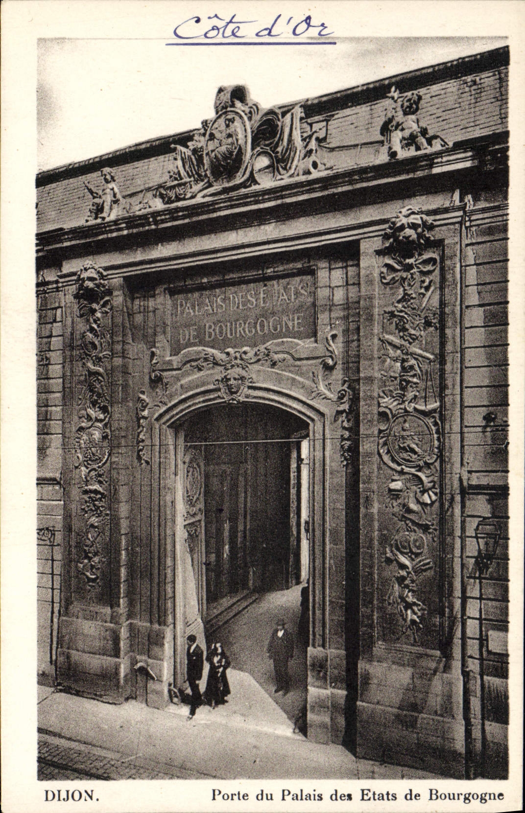 CPA Dijon Porte du Palais des Etats de Bourgogne