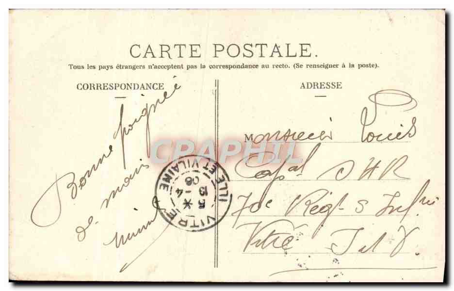 CPA Bois De Boulogne Allee des Acacias — Verso
