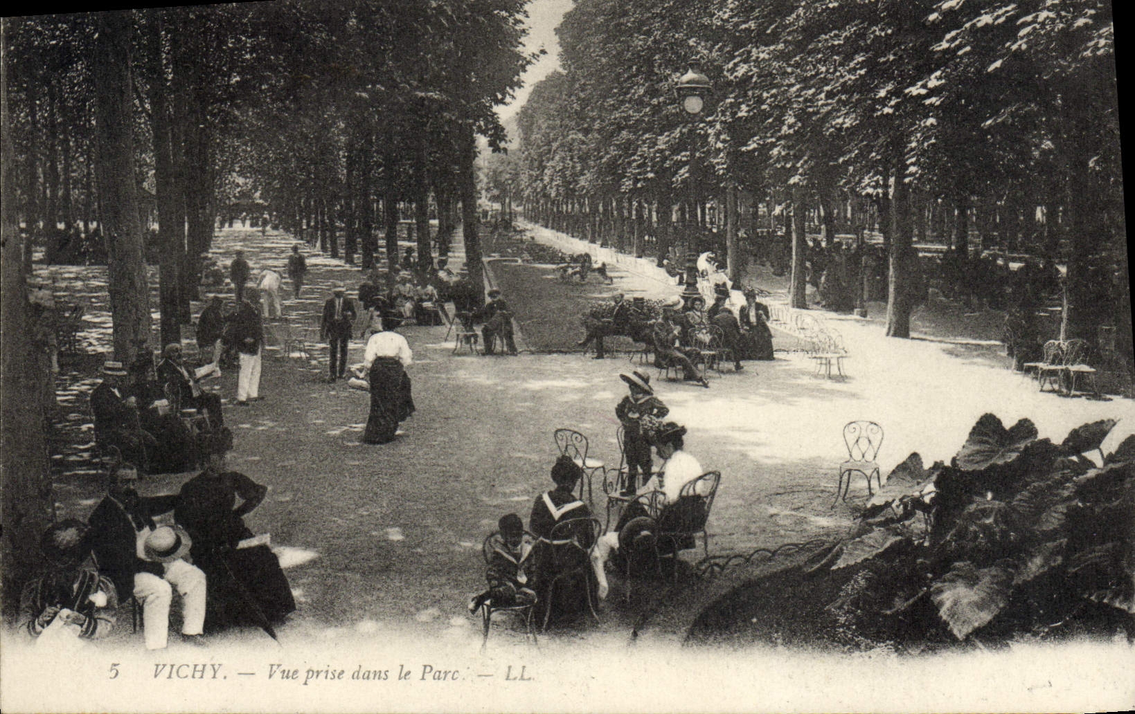 CPA Vichy Vue Prise dans Le Parc