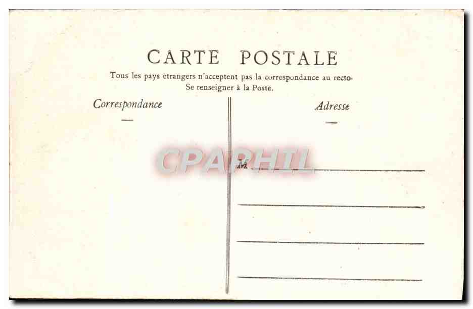 CPA Le Mans La Cathedrale Saint Julien — Back
