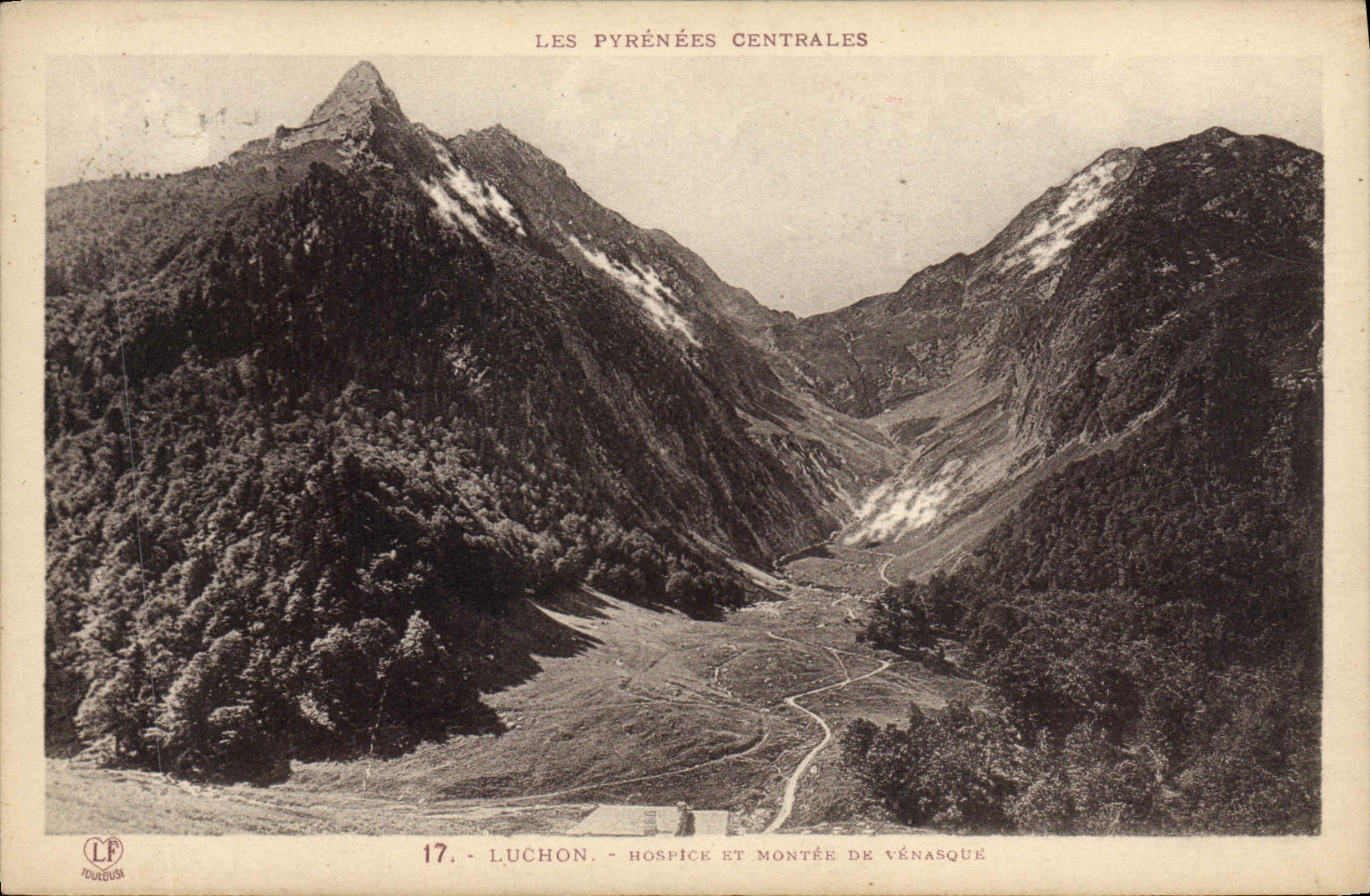 CPA Luchon Hospics Et Montee de Venasque