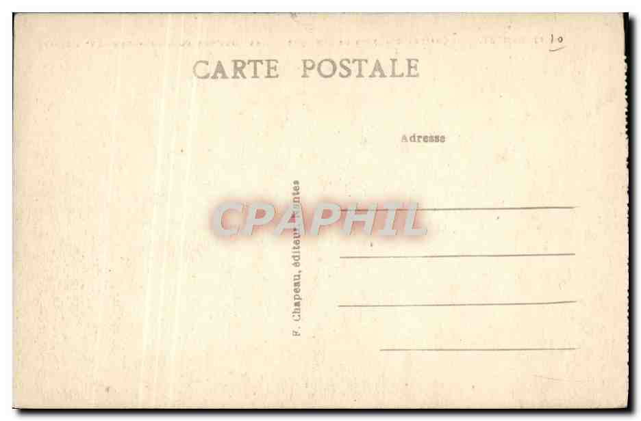 CPA Nantes Chateau des Ducs de Bretagne Les lucarnes du grand logis — Verso