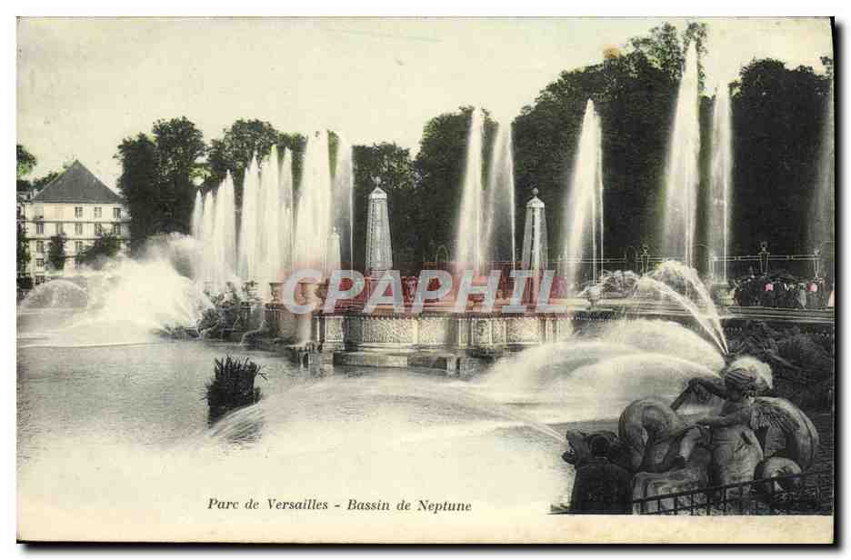 CPA Parc de Versailles Bassin de Neptune