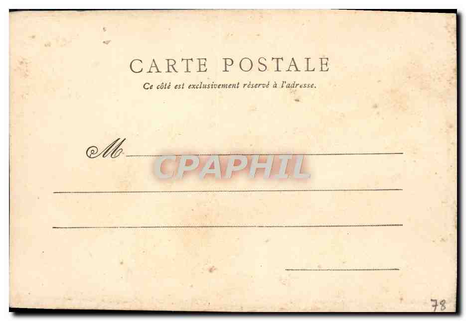 CPA Palais de Versailles La Galerie des Batailles — Verso