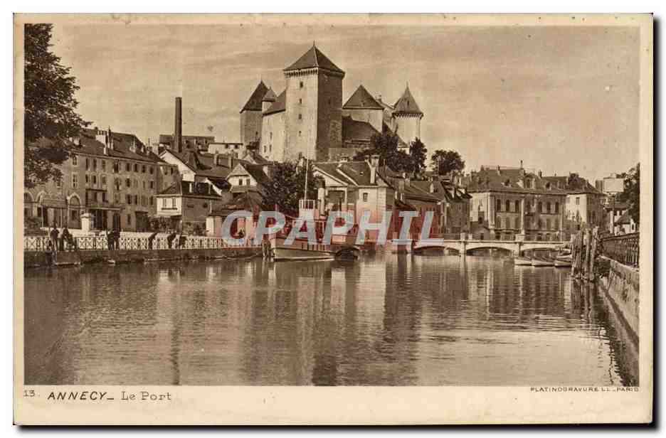 CPA Annecy le Port Bateau