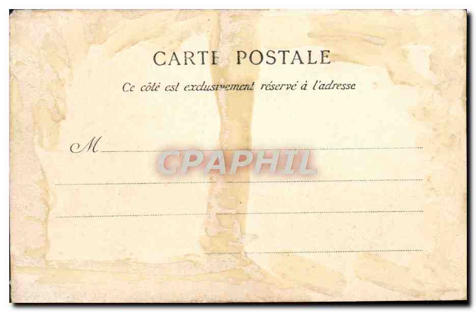 CPA Mortain Abbaye Notre Dame La Blanche — Rückseite