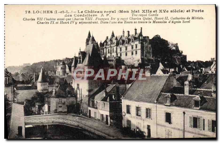 CPA Loches Le Chateau Royal 