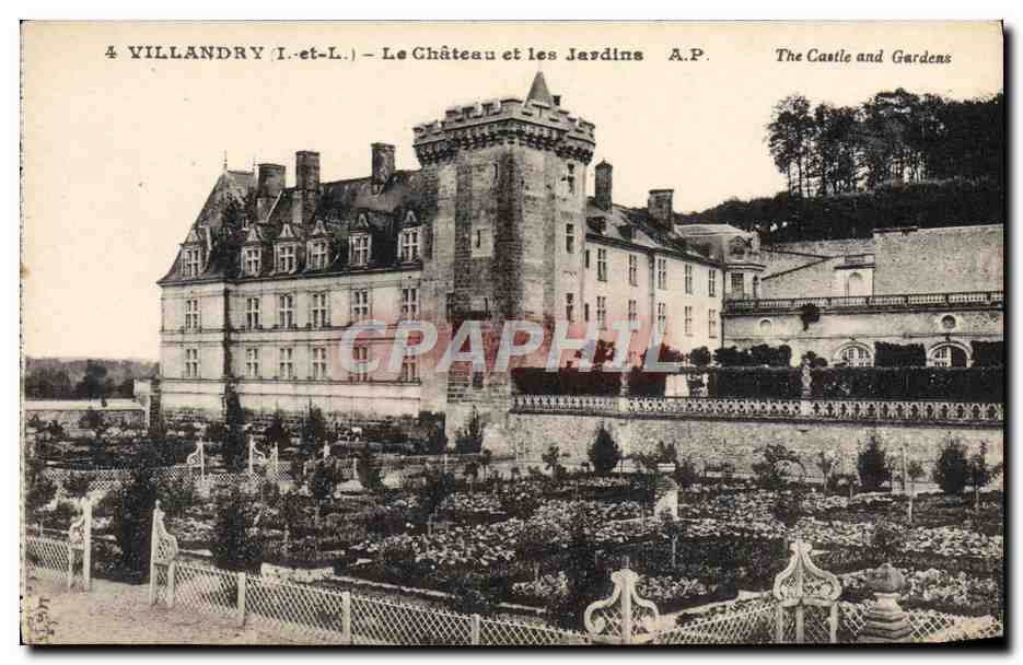 CPA Villandry Le Chateau et les Jardins