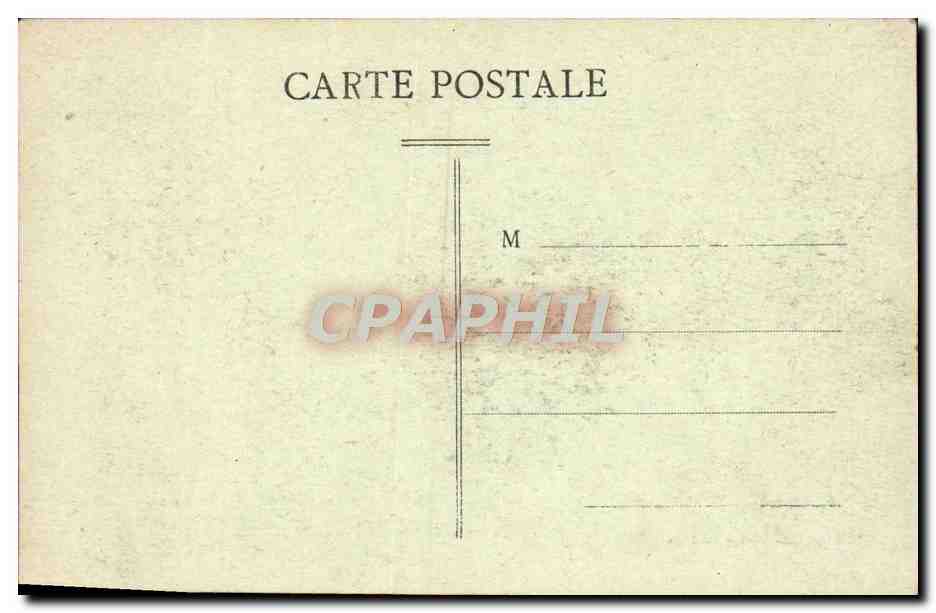 CPA Biarritz Le Rocher du Basta — Verso