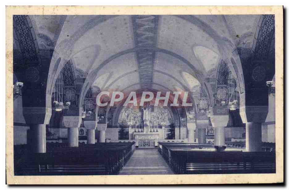 CPA La Basilique De Lisieux La Crypte Vue Generale