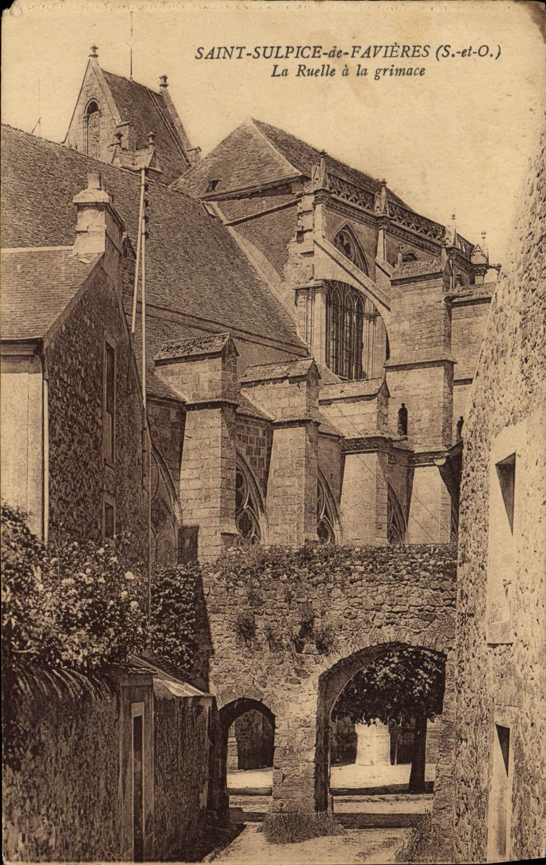 CPA Saint Supice de Favieres La Ruelle a la Grimace