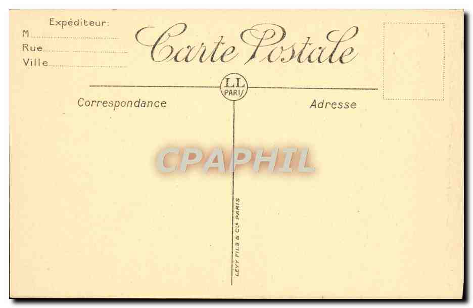 CPA Pau Le Chateau La Salle Des Officiers — Verso