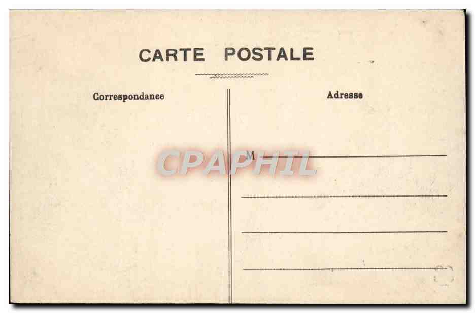 Le Puy-de-Dôme (1.640m d'alt.) — Belvédère de l'Auberge du Temple de Mercure et la Vallée sur Clermont — L'Auvergne, n°1147 — Verso