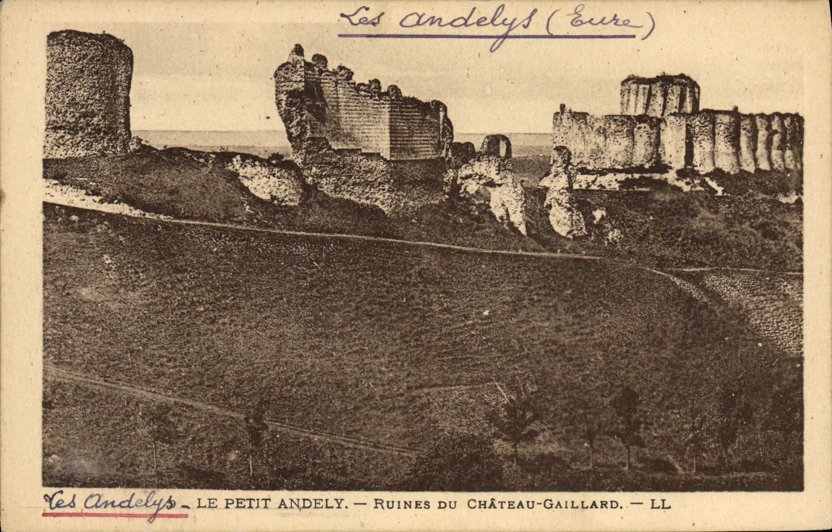 Les Andelys (Eure) — Ruines du Château-Gaillard — LL