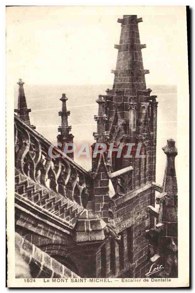 DER MONT SAINT-MICHEL — Treppe der Spitze — Loïc