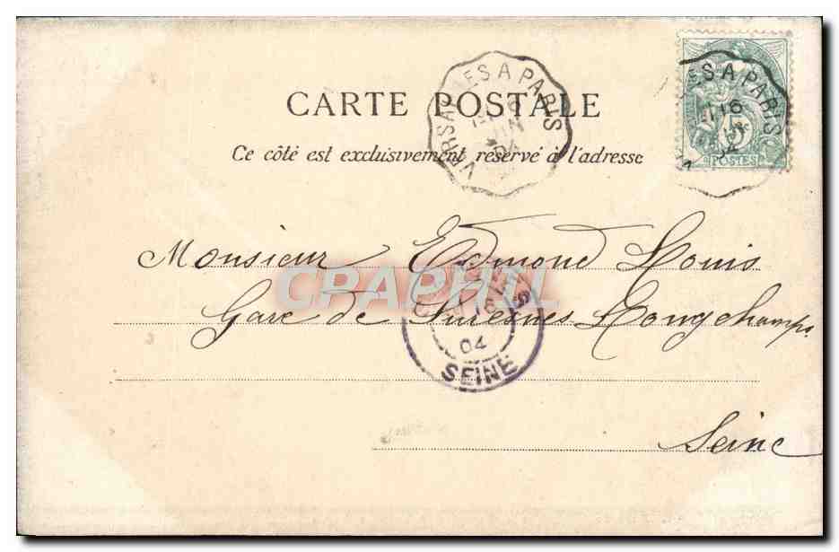CPA Versailles — Verso