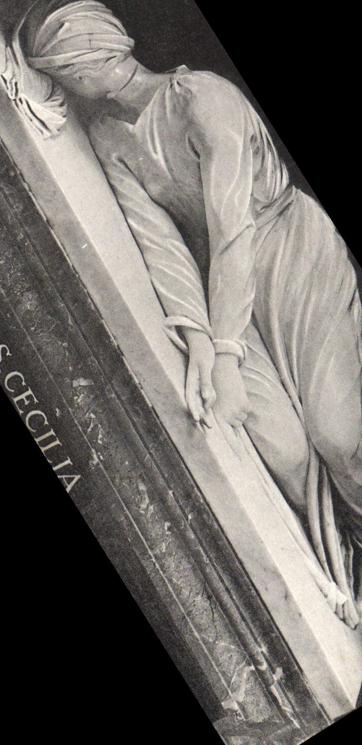 Statue der S. Cecilia — Florenz — Édit. Brunner & C. Como