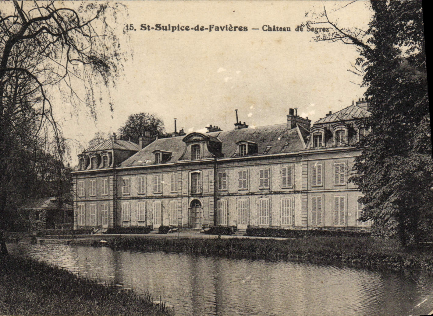 CPA St Sulpice de Favieres Chateau de segrez