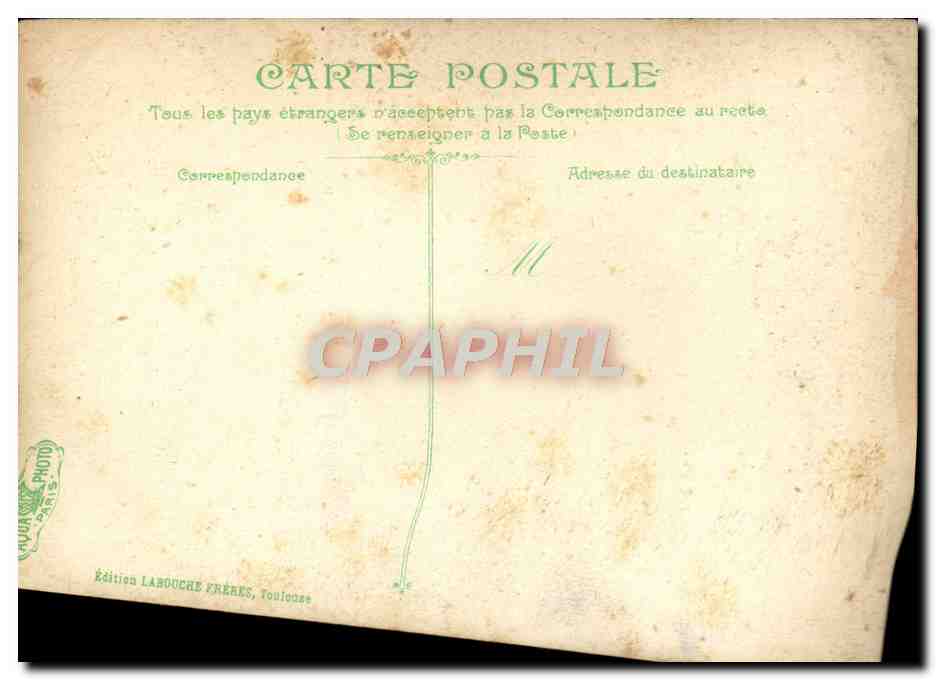 Toulouse - Basilique Saint-Sernin — Édition Labouche Frères, n° 2762 — Verso