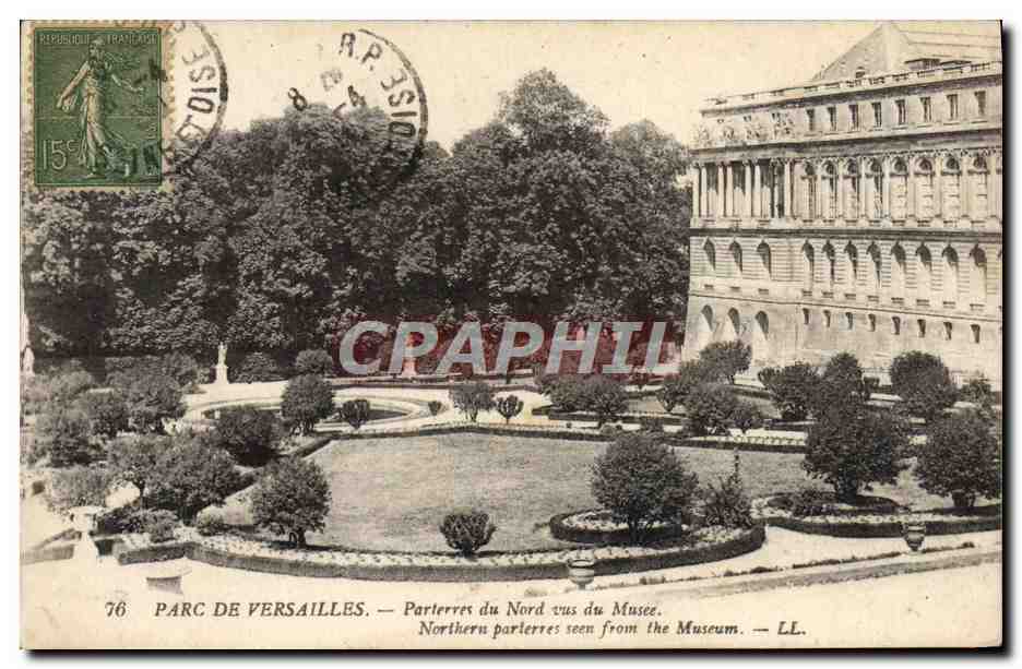 CPA Parc de Versailles Parterres du Nord Vus du Musee
