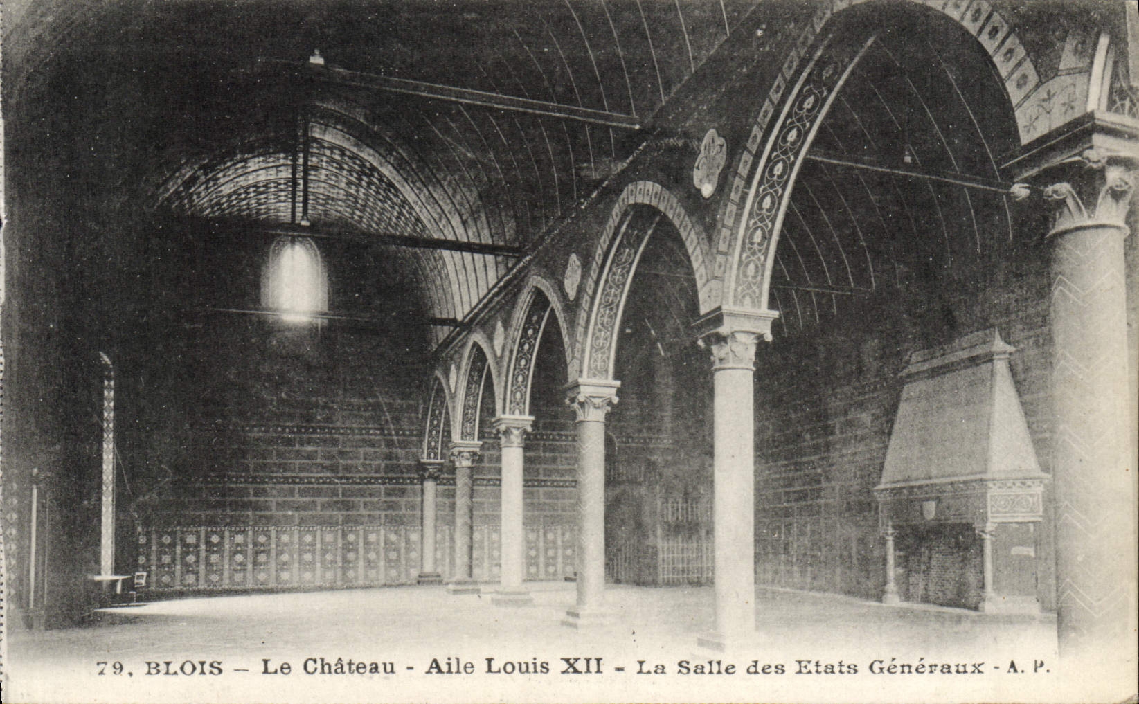 CPA Blois Le Chateau Aile Louis XII La salle des Etats Generaux 