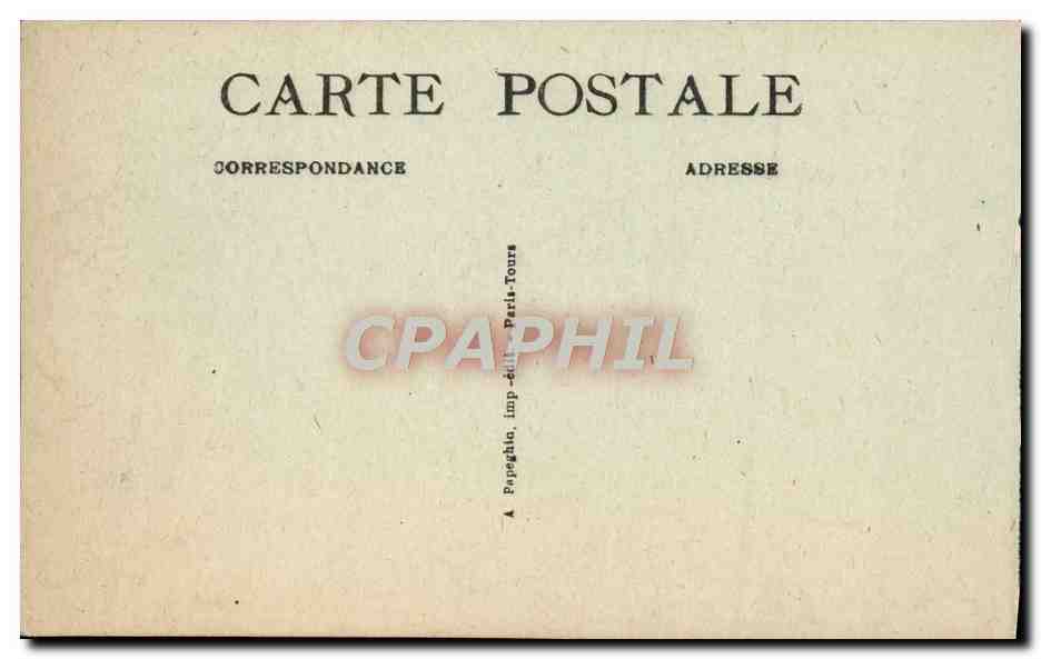 CPA Blois Le Chateau Aile Louis XII La salle des Etats Generaux  — Verso