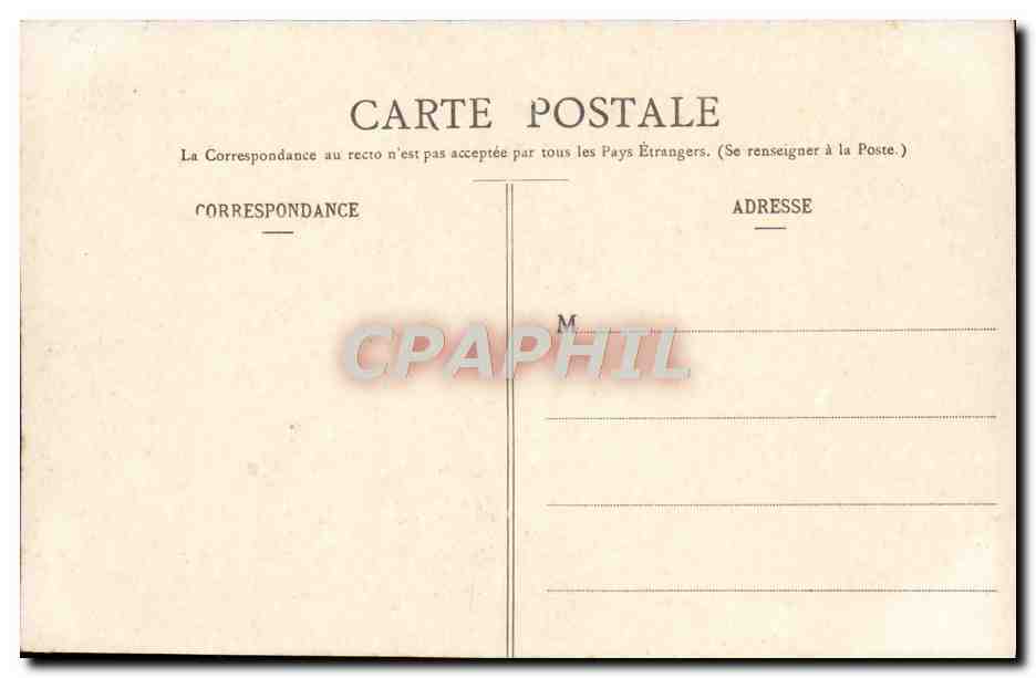 CPA La Cathedrale De Rouen La Grande Nef — Verso