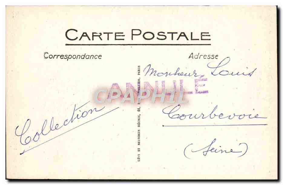 CPA La Cathedrale D'Evreux Cote meridional — Verso
