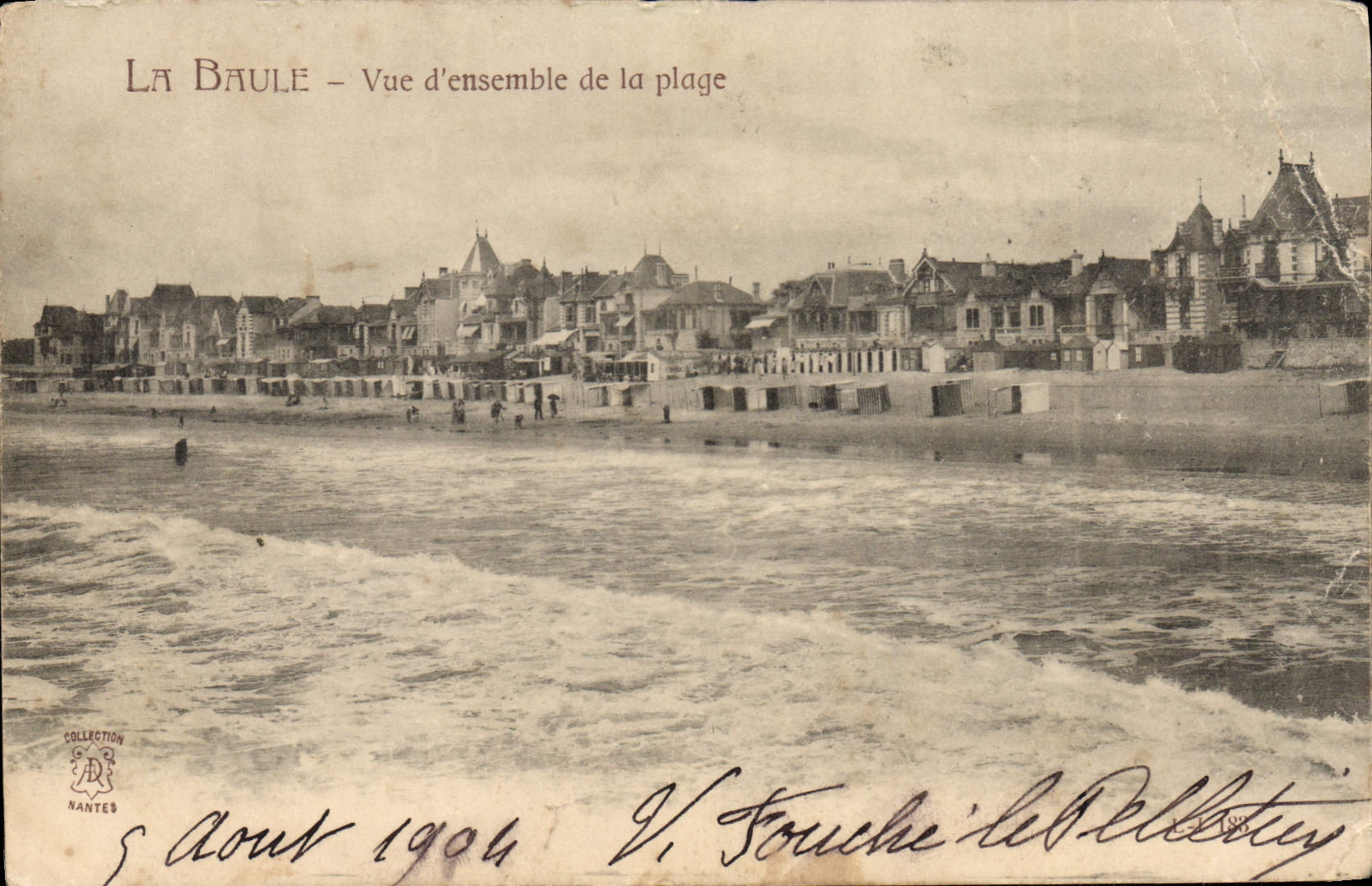 CPA La Baule Vue d'Ensemble de la Plage