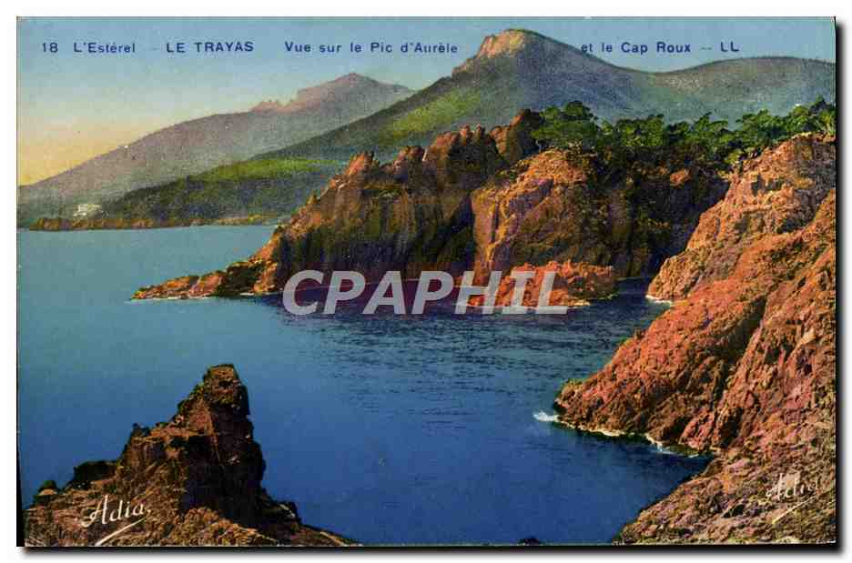 CPA Le Trayas Vue Sur Le Pic D'Aurele et le Cap Roux