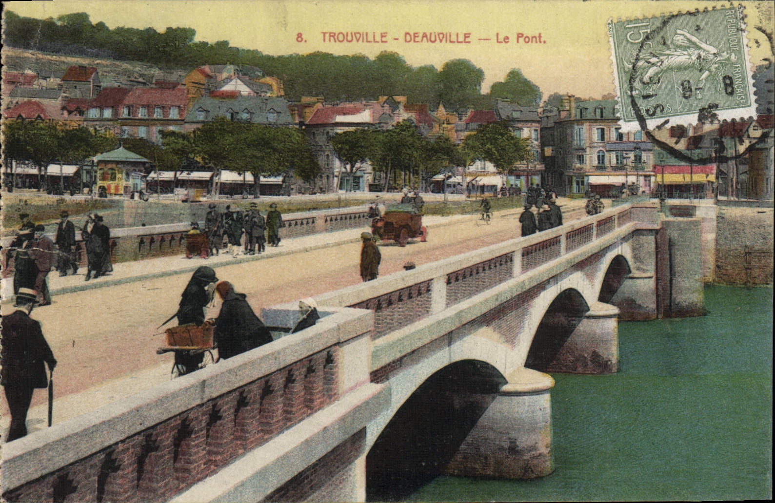 CPA Trouville Deauville Le Pont