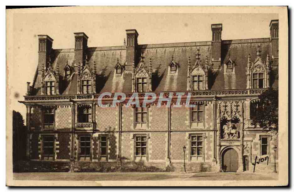 CPA Chateau De Blois Facade Louis XII