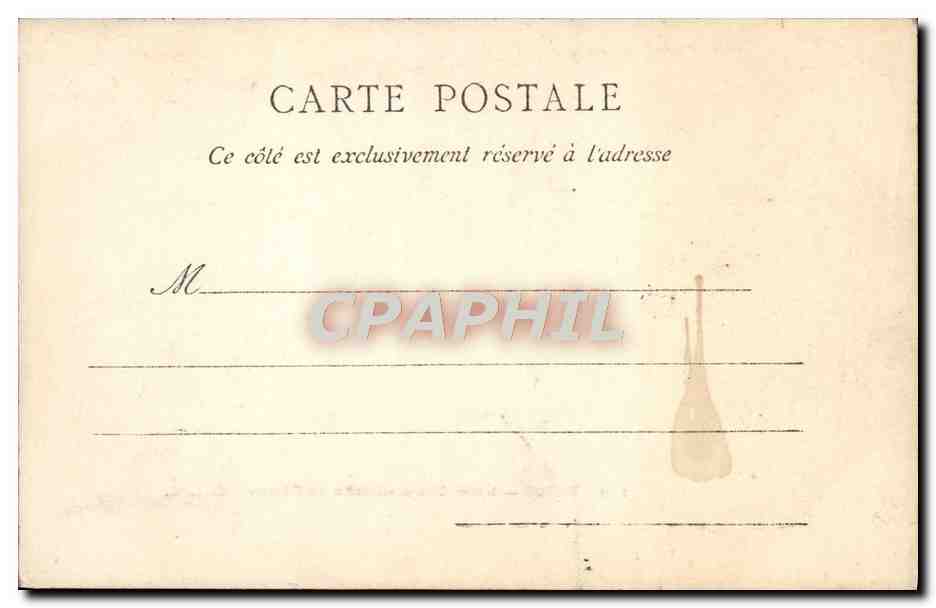 CPA Paris Notre Dame — Verso