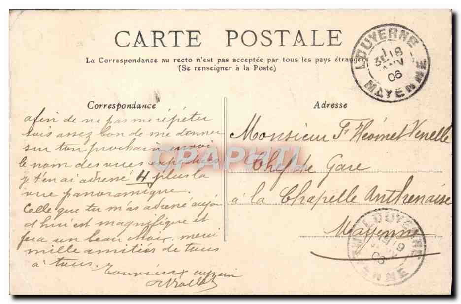 CPA Bayonne Les Cloitres Vue interieure — Verso