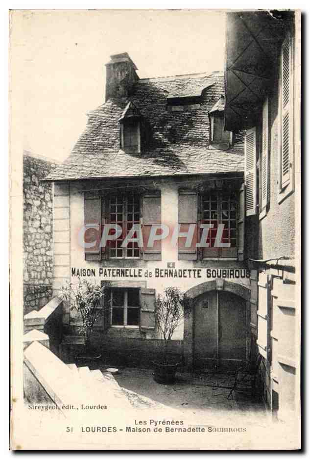 CPA Lourdes Maison De Bernadette Soubirous
