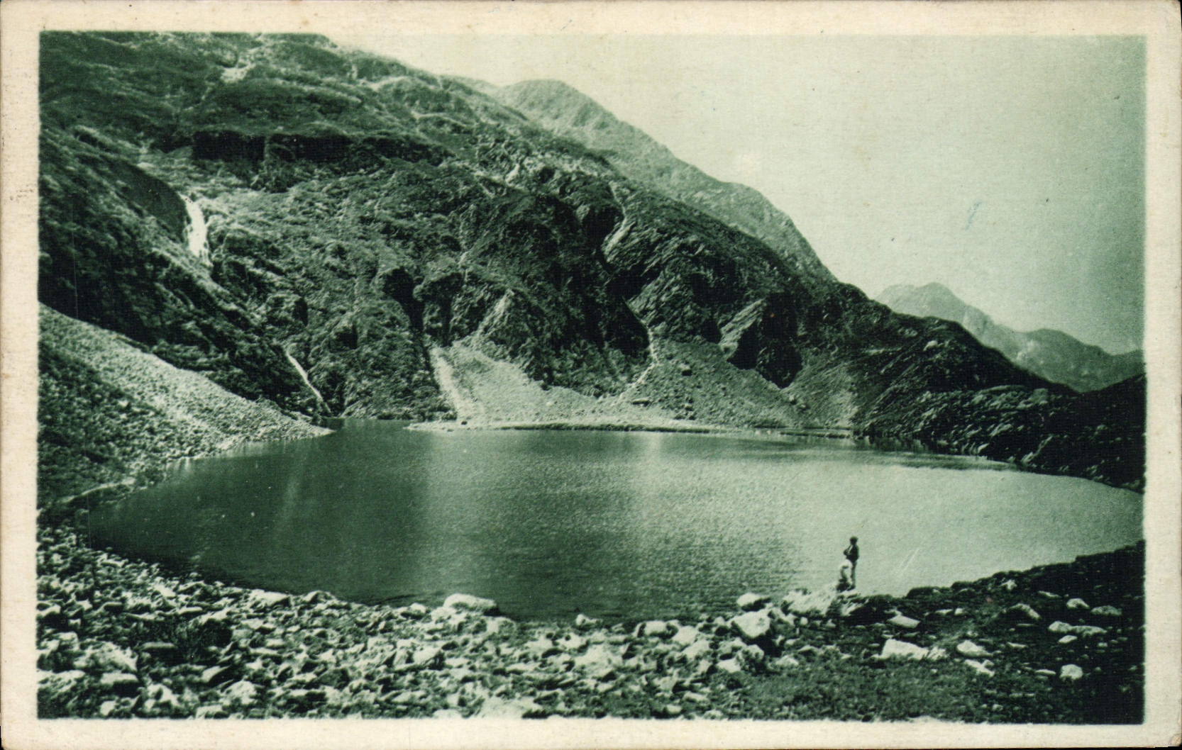 CPA Luchon Le Lac Vert
