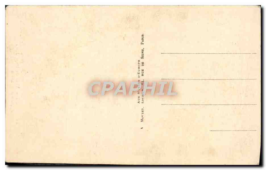 CPA Rome Villa Du Pape Jules Appollon trouve a Vero  — Rückseite