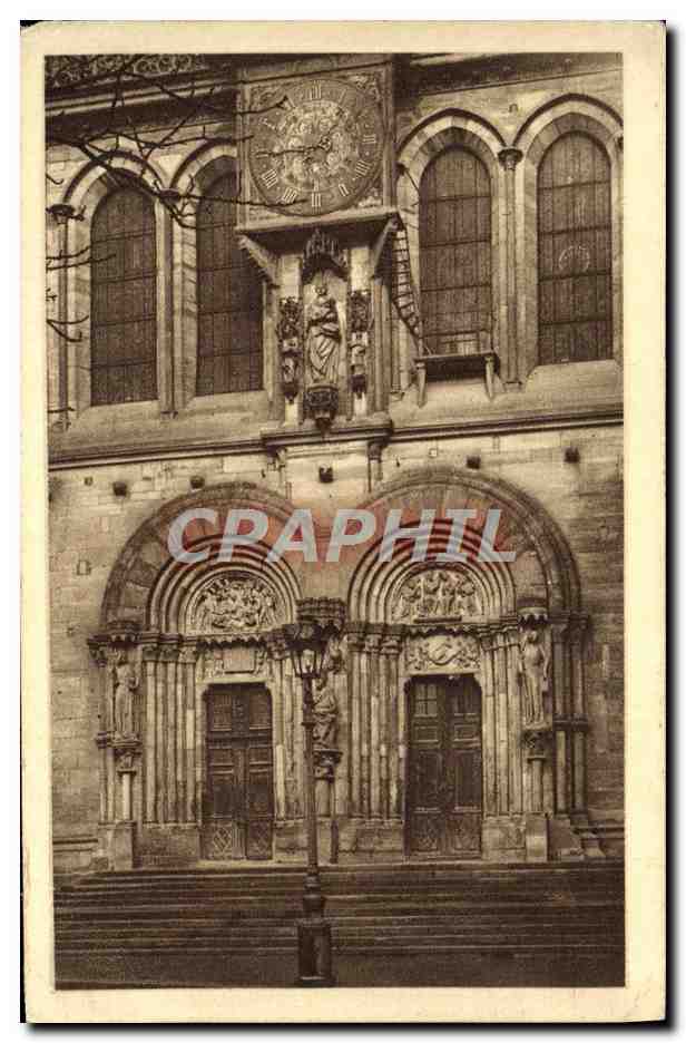 CPA Strasbourg Entree De I'Horloge Astronomique
