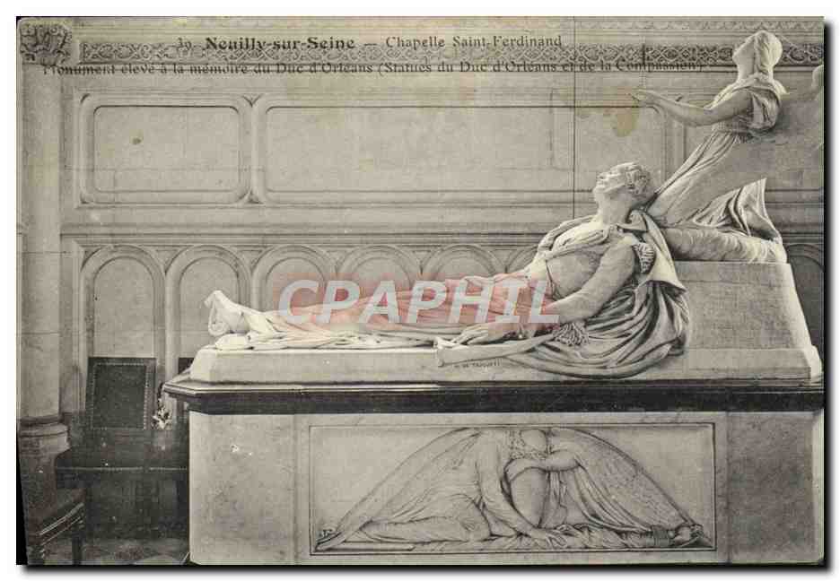 CPA Neuilly Sur Seine Chapelle Saint Ferdinand Monument Duc d'Orleans