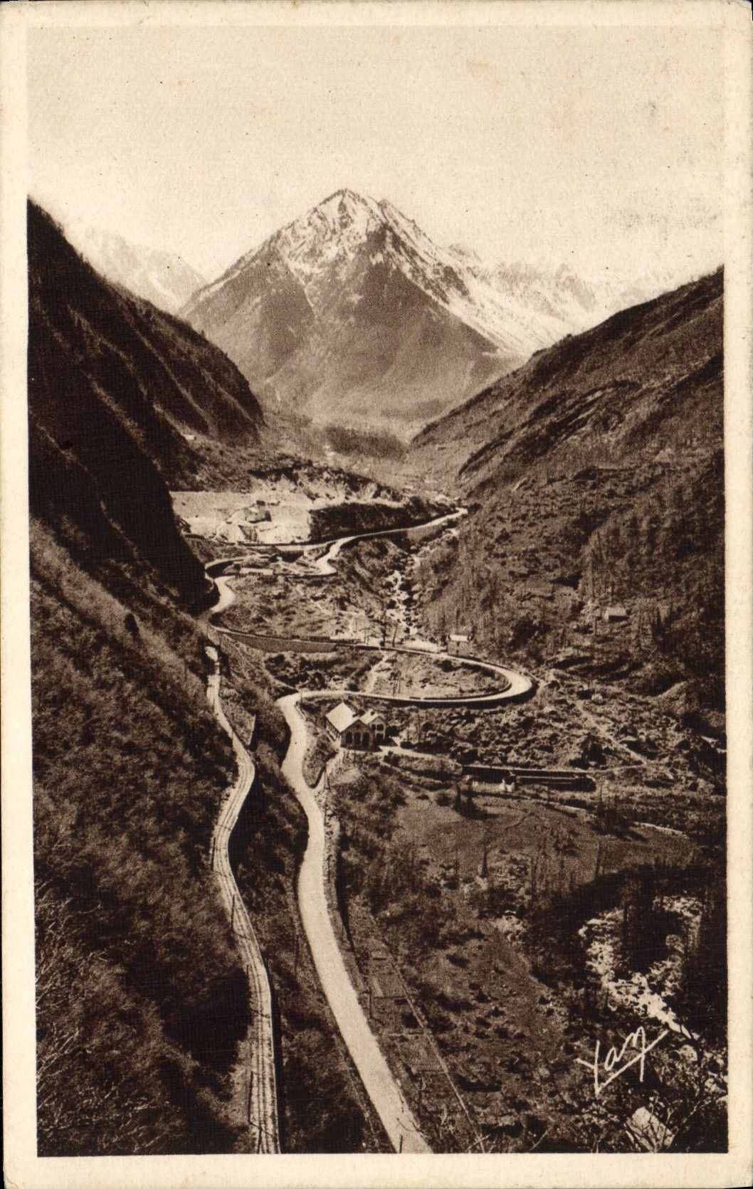 Route de Pierrefitte à Cauterets — Le Colimaçon — Édition Photo Quindel, Lourdes