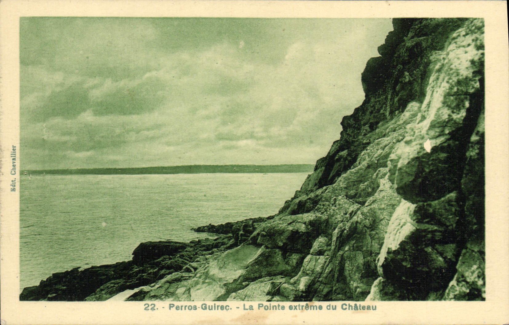 Perros-Guirec - La Pointe extrême du Château — Éd. Chevallier, n° 22