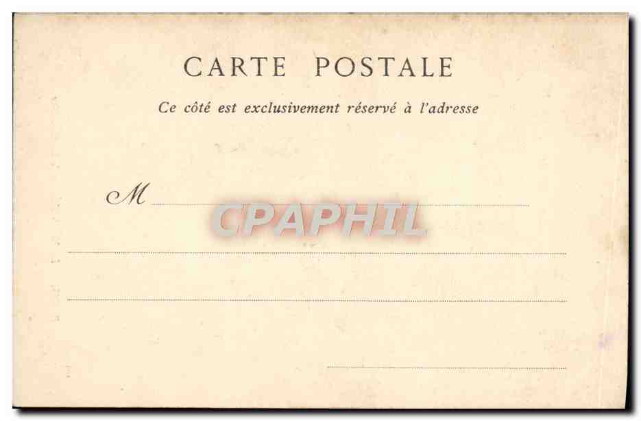CPA Paris La Nef De I'Eglise De La Madeleine — Verso