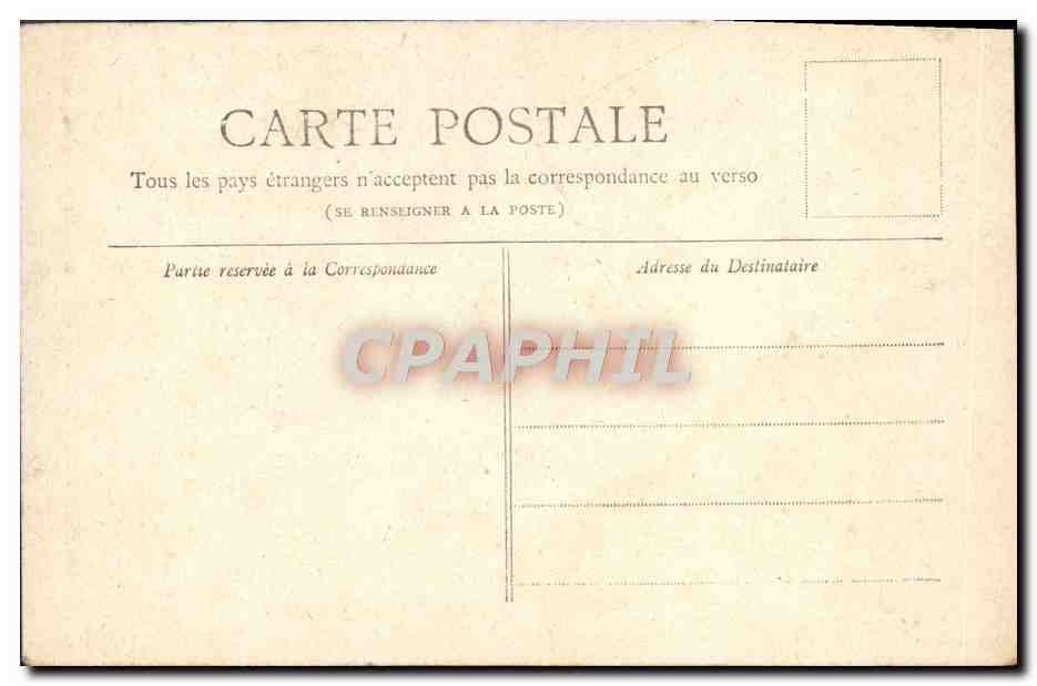 CPA Paris Notre Dame — Verso